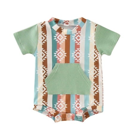 

Girl Outfits 80 For 9 Months-12 Months Boys Short Sleeve Cartoon Prints Pullover Sweatshirt Bodysuits Baby Girl Rompers