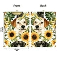 thumbnail image 5 of FORMRS Acrylic Clipboard with Low Profile Clip Standard A4 Letter Size, 12.5" x 9", Dog Sunflower Pattern, 5 of 8