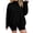 ZA-Black-wiyuqueen sweatshirt hoodie, variant on Womens Mock Neck Long Sleeve Oversized Sweatshirts Basic Solid Color Fall Pullover Tops Thic Fleece Line Sweat Shirts S-XXL