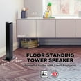 thumbnail image 2 of GOgroove BlueSYNC STW Bluetooth Tower Floor Standing Speaker with Integrated Subwoofer (2.1 Channel), 2 of 9