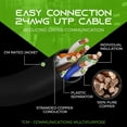 thumbnail image 5 of GearIT Pre-Terminated Cat 6 Ethernet Cables for Home & Office Network, Black 3-ft 16 Pack, 5 of 9