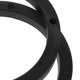 thumbnail image 3 of unbranded 1Par Soportes Plásticos Para Bocinas De Auto Anillos Extensores Para Mejor Sonido Negro, 3 of 8