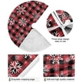 thumbnail image 2 of Coolnut Buffalo Plaid Christmas Tree Skirt Home Decoration Large Round Christmas Tree Skirt for Holiday Party Home Christmas Day Ornaments,35.4", 2 of 6