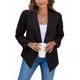 thumbnail image 1 of Blazer De Solapa Doble A La Moda Para Mujer, 1 of 7
