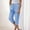 Blue, variant on Capris Pants for Women Casual Drawstring Cropped High Waist Joggers (Red XXXL)