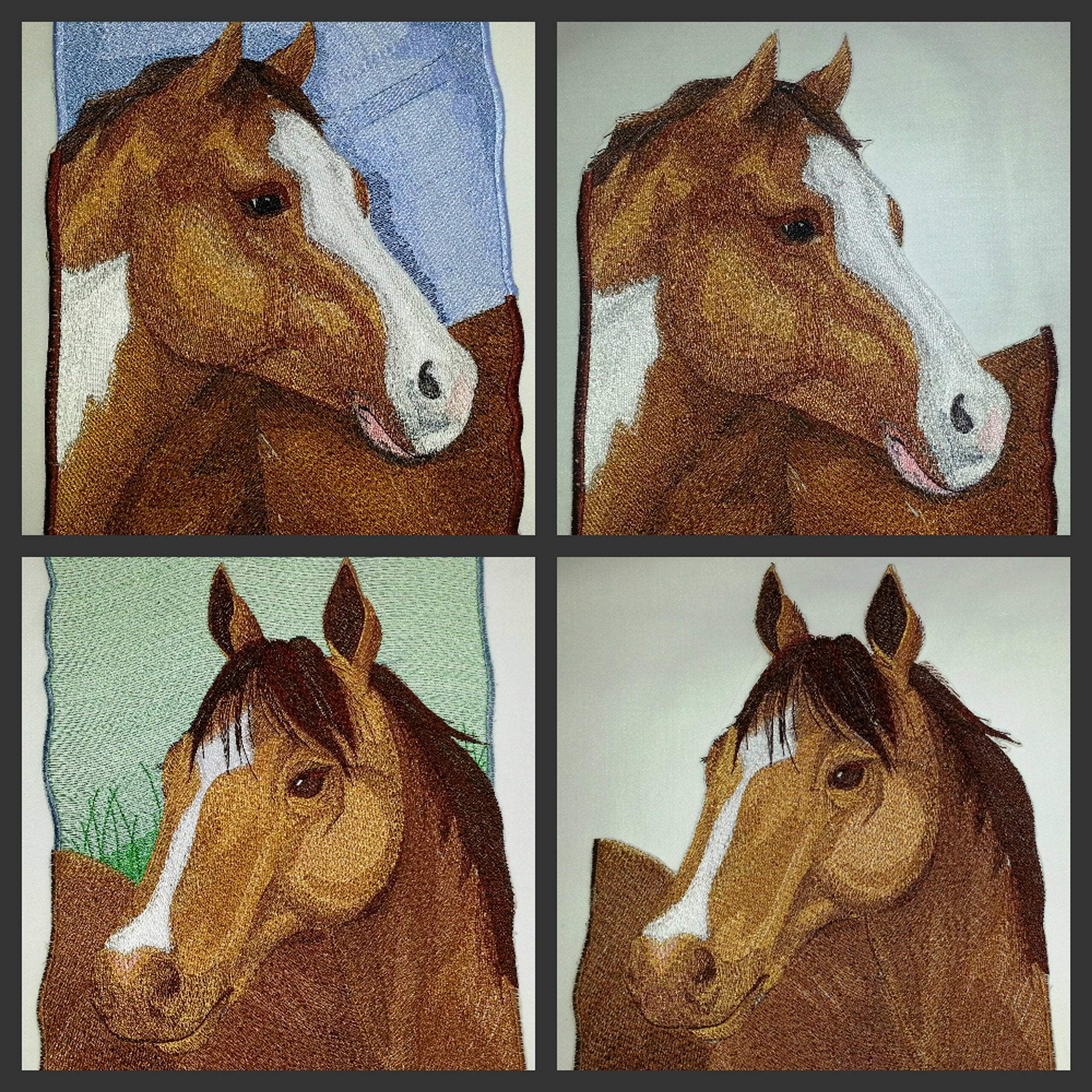 Custom and Unique Spirit of Stallions [Saddle Bronco ] [Custom and Unique] Embroidered Iron on/Sew patch [8.5" 8.5"]