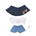 thumbnail image 2 of Camiseta de ropa en miniatura y pantalones trajes de muñecas elegantes y elegantes para muñecas de 15 pulgadas Cosplay DIY Crafts Día de niños Estilo B, 2 of 8