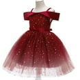 thumbnail image 2 of Toddler Rainbow Pageant Dresses for Girls Tutu Party Sparkly Princess Gown 2-10Years, 2 of 6