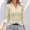 Yellow, variant on Vinsonshop Long Sleeve Tops Y2k Winter Tshirt V Neck Slim Fit Compression Shirt Workout Tops Fitted Shirt Solid Color Fall Winter 2026 Black L