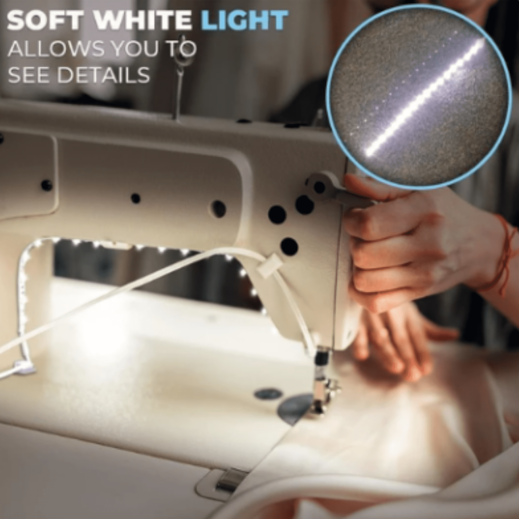 Sewing Machine Lights Led Strip Machine Working Led Lights Attachable Led  Sewing Light Strip Kit It Is Longer - Buy Sewing Machine Lights Led Strip