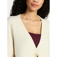 thumbnail image 5 of No Boundaries Button-Front Grandpa Cardigan, Women's XXS-XXL, 5 of 6
