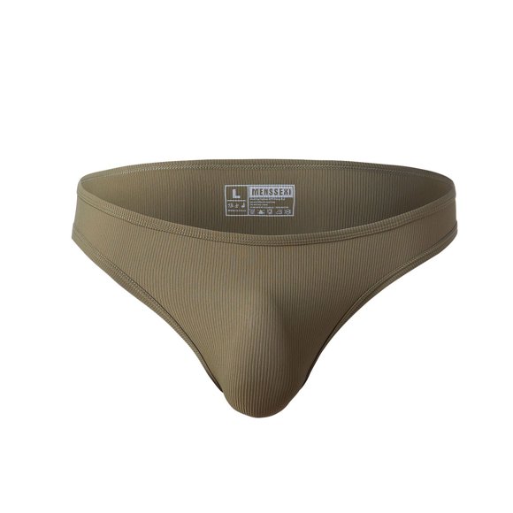 Posijego Men's Bikini Underwear Low Rise Breathable Stretch Underwear for Men Comfortable Panties