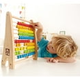 thumbnail image 5 of Hape: Rainbow Bead Abacus - Colorful Wooden Counting Toy, Freestanding 10 Row Abacus, Math & Logic Development Play, 10 x 4.7 x 12.6", Kids Ages 3+, 5 of 7