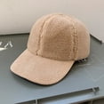 thumbnail image 6 of COCOpeaunt New Lamb Wool Baseball Cap Women Sun Hat Lady Girls Outdoor Warm Winter Autumn Plush Caps Outdoor Cycling Hat, 6 of 6