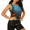 thumbnail image 2 of Sigee Spooky Halloween for Women's Workout Tank Top,Running Tank Tops,Sleeveless Gym ClothesXX-Large, 2 of 8