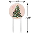 thumbnail image 2 of Acrylic Christmas Tree with Cat Cake Topper Party Decoration for Wedding Anniversary Birthday Graduation, 2 of 7