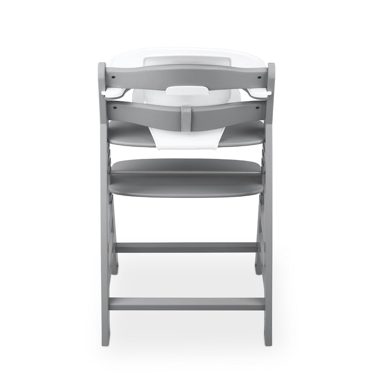 hauck Alpha+ Adjustable Wooden High Chair Set, Gray - Walmart.com