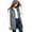 (New6)Gray, variant on ThriftyPlait Long Hooded Puffer Vest for Women Casual Sleeveless Zip Up Outerwear Warm Loose Longline Winter Coat for Daily Outings