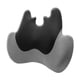 thumbnail image 1 of Almohada de apoyo para la espalda del coche, respaldo de espuma viscoelástica, almohada para el coche gris oscuro, 1 of 9