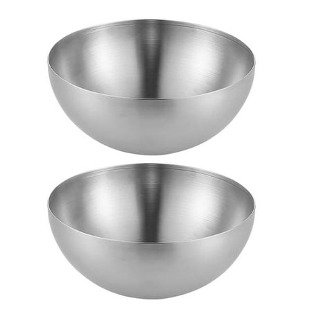 

Frcolor Bowl Bowls Steel Stainless Metal Soup Serving Dish Rice Salad Noodles Snack Korean Cereal Appetizer Insulated Ramen Set