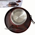 thumbnail image 1 of Indulgent 5 In 1 Fondue Set With Roaster Hot Pot And Platter In Rich Brown For Cozy Nights And Festive Gatherings, 1 of 5