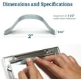 thumbnail image 3 of 50Pcs Photo Frame Spring Hardware Aluminum Alloy Spring Clips Metal Spring Clips for Picture Frame, 3 of 6