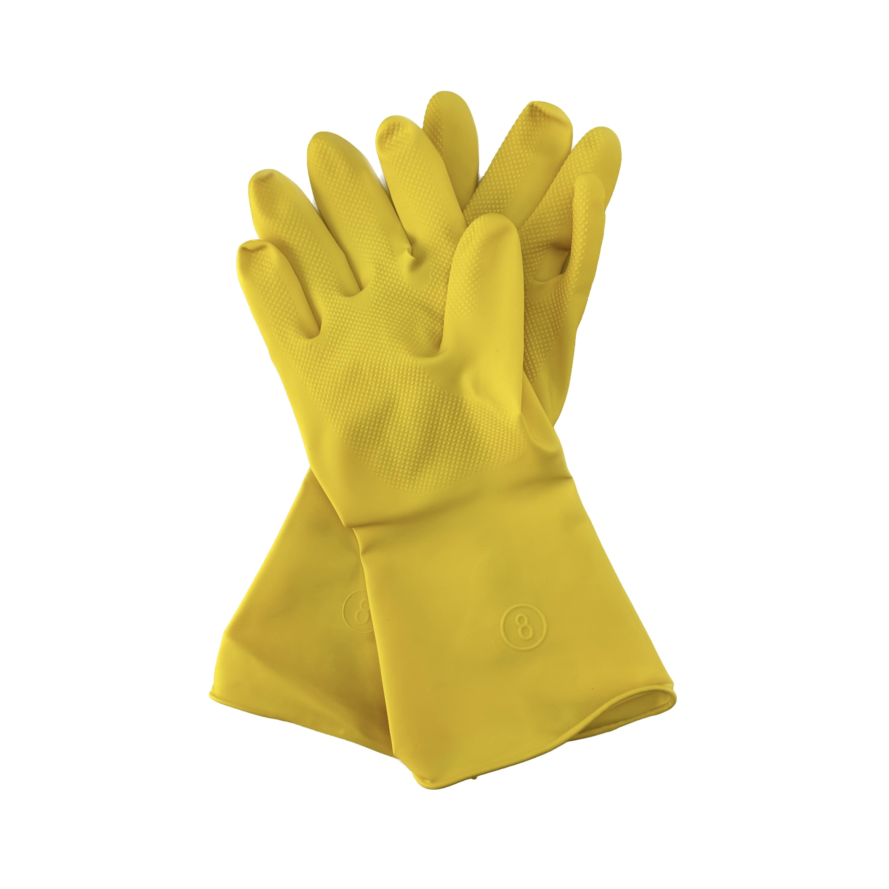 Casa Limpia Large Yellow Latex Multipurpose Cleaning Gloves