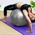 thumbnail image 5 of Exercise Ball (55cm) - Balance Ball for Yoga or Home Gym - Physical Core Training - With Pump, 5 of 5