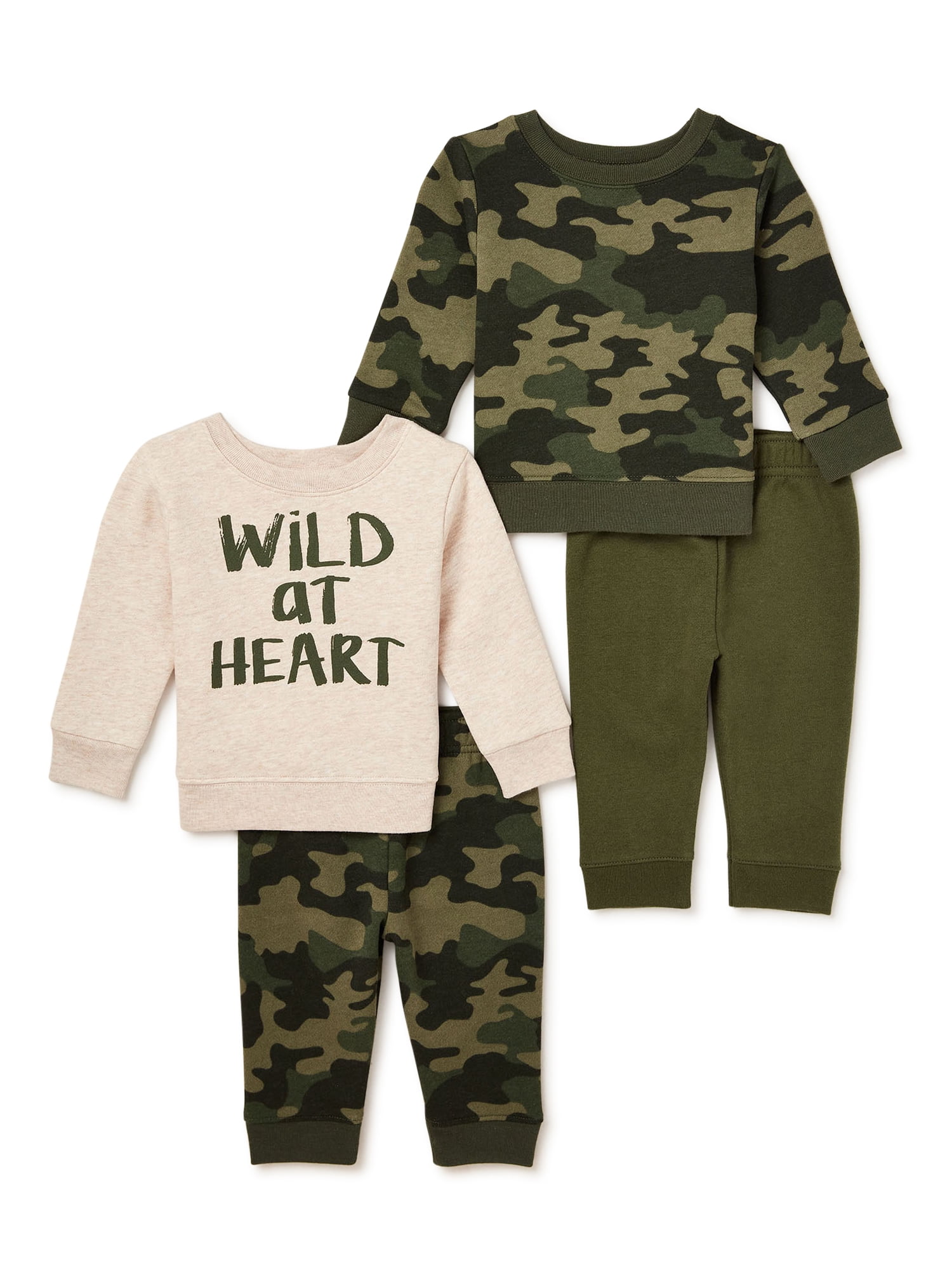 Garanimals Baby Boy Fleece Outfit Set, 4-Piece Nigeria Ubuy