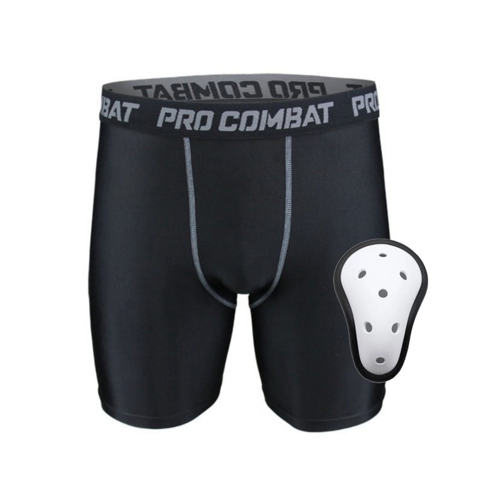 Compression Short with Protective Cup Athletic Cup Flexcup for Adults Youth, Superior Support and Comfort Fitness Sport Football Hockey Baseball Softball Lacrosse Wrestling Soccer Groin Protection