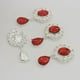 thumbnail image 3 of 10 piezas surtidas gota de agua ovalada parte posterior plana adorno de cristal DIY fabricación de joyas rojo Zulema Adorno flatback, 3 of 7