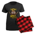 thumbnail image 5 of CafePress - Holy Crap! Women's Dark Pajamas - Women's Short Sleeve Print T-Shirt and Pants Dark Cotton Pajama Set, 5 of 7