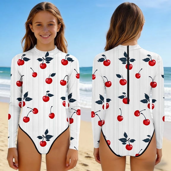 Piuwrlz Swimsuits Kids 11-12 Years Girls Swimwear Beach Beach Swimming Suit Multicolor Size 11-12 Years