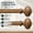 Wood Grain, variant on Adjustable Wood Curtain Rods for Windows 72-144 Inch, 1 Inch Heavy Duty Drapery Rods with Imitation Wood Grain Finials, 2 Pack