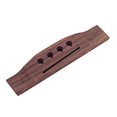 thumbnail image 1 of EeaseMX Puente de guitarra ranurado de 4 cuerdas con cejuela de palisandro para bajo acústico folk, repuestos GO301, 1 of 7