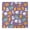 Halloween-764, variant on Halloween Themed Elastic Edge Table Cover 36x36 Inch Square - Features Festive Ghosts and Pumpkins Pattern for Seasonal Decor