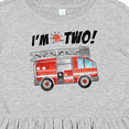 thumbnail image 4 of Inktastic I'm 2 Fire Truck 2nd Birthday Girls Toddler Dress, 4 of 5