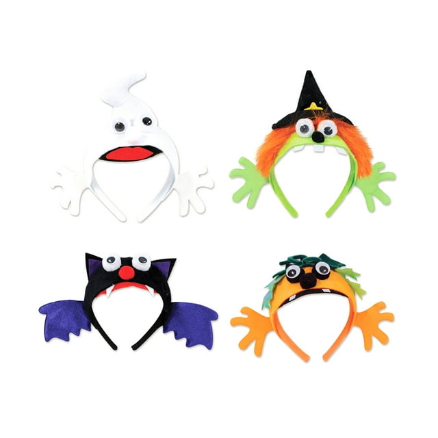 Party Decoration Halloween Headbands 12 Pack (1/card)