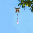 thumbnail image 4 of DIY Resin Diamond Painting Wind Chime Kit - Frog Design, 80mm Diameter, 200mm Hanging Chain, Feather Pendant Included, Easy Assembly Home Decor Craft with Rhinestones and Tools, 4 of 7