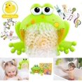 thumbnail image 1 of Baby Bath Bubble Toys Set, Automatic Frog Bubble Maker Kids Bath Bubble Machine With 12 Music Baby Fun Bath Toys, 1 of 4