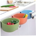 thumbnail image 6 of Tineasur Green Plastic Hanging Waste Basket with Large Capacity for Space Saving, Ideal for Household and Kitchen Use, 6 of 8