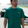 thumbnail image 3 of Aston Martin Cognizant F1 Kimoa Fernando Alonso Men's Lifestyle T-Shirt - Green, 3 of 4
