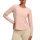 thumbnail image 1 of MHFRRA Camiseta de Yoga de Manga Larga para Senderismo, Ligera, de Secado Rápido, para deportes Al Aire Libre Rosa Claro, 1 of 4