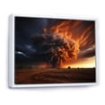 thumbnail image 2 of Designart "Raging Inferno of the Storm II" Landscapes Floater Framed Canvas Art Print, 2 of 7