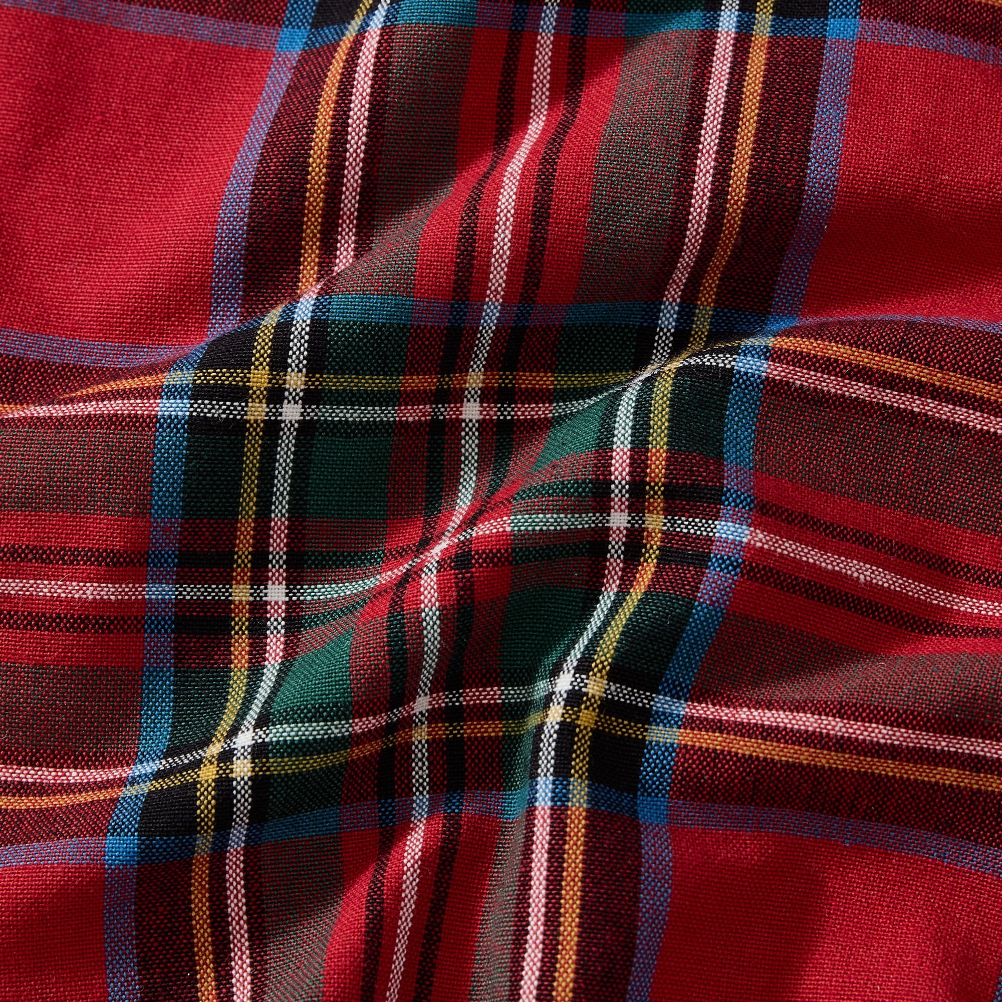 Elrene Home Fashions Stowe Tartan Holiday Plaid Table Runner, Red, 13" x 70"
