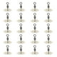 thumbnail image 2 of 20 Piezas Artículos Giratorios de Pesca Accesorios para ejercicio Acuáticos Actividades Al Durable Flexible Ajustable de utilizar Compact S, 2 of 9