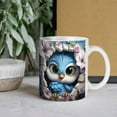 thumbnail image 7 of 3D Baby Owl Hole In A Wall Templ Coffee Mug | 3D Ceramic Mug | 11 Oz Tea Cup – Unique Gift For Men & Women | White, 7 of 7