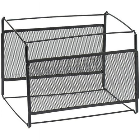 Rolodex, ROL22191, Mesh Desktop File Frame Holder, 1 Each, Black