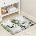 thumbnail image 3 of Rustic Farmhouse Bath Mat, Farm Sage Green Daisy Floral Flowers and Butterfly on Country Wooden Forest Green Bath Rug for Bathroom, Olive Green Bath Mat Soft Non Slip Bath Rugs, 16X24N, 3 of 4