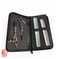 thumbnail image 5 of URTERYSER PU Hairdressing Scissors Bag Ample Storage for 3 or 4 Shears Wonderful for Professional Hairdressers and Barbers Pink, 5 of 8